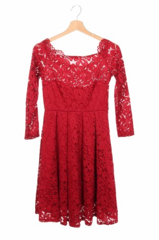 Šaty  Miusol, Velikost XS, Barva Červená, 90% polyamide, 10% elastan, Cena  488,00 Kč