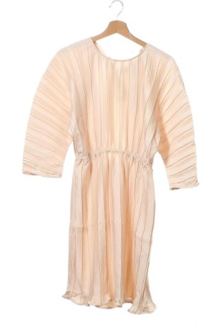 Kleid Na-Kd, Größe XXS, Farbe Beige, Polyester, Preis 14,05 €
