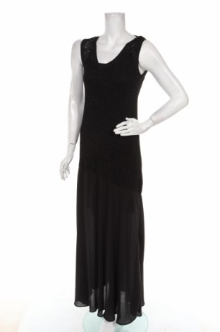 Φόρεμα Sportmax, Μέγεθος M, Χρώμα Μαύρο, 66% ασετάτ, 20% βισκόζη, 7% πολυαμίδη, 6% βαμβάκι, 1% ελαστάνη, Τιμή 38,58 €