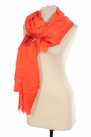Κασκόλ Hugo Boss, Χρώμα Πορτοκαλί, 65% μοντάλ, 35% μαλλί, Τιμή 73,07 €