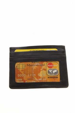 Πορτοφόλι επαγγελματικών καρτών, Χρώμα Μαύρο, Γνήσιο δέρμα, Τιμή 11,59 €