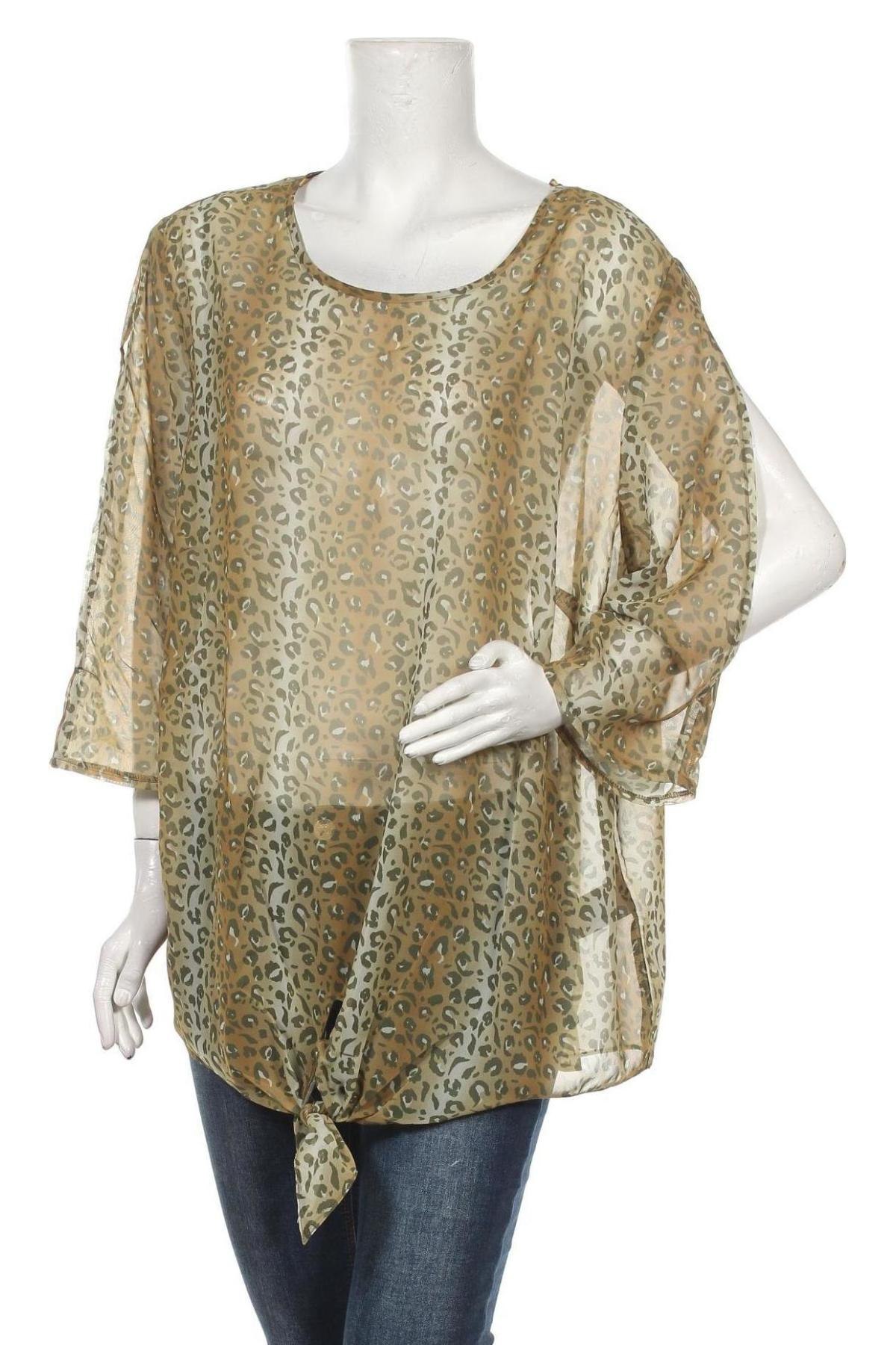 Дамска блуза Sheego, Размер 3XL, Цвят Многоцветен, Цена 24,15 лв.