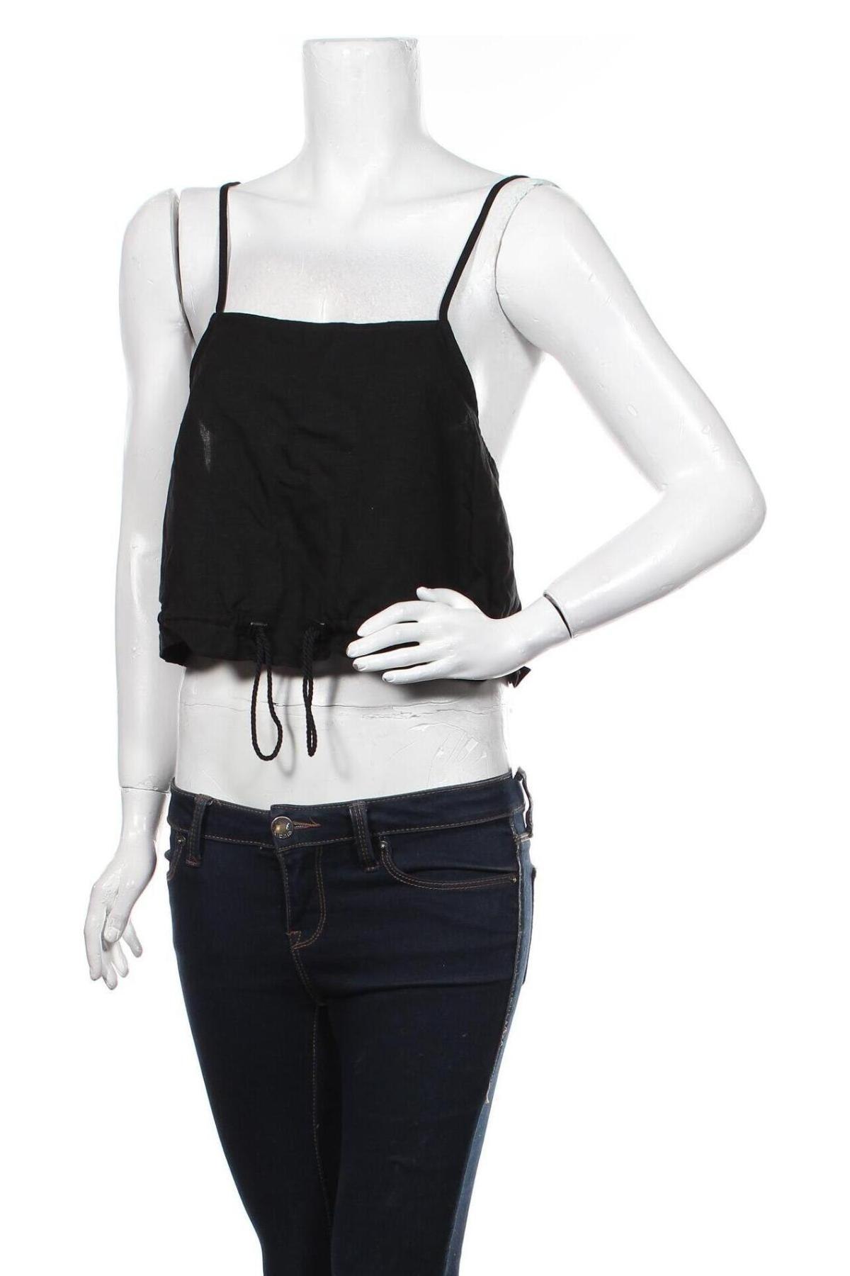 Γυναικείο αμάνικο μπλουζάκι Undiz, Μέγεθος XL, Χρώμα Μαύρο, Τιμή 17,53 €
