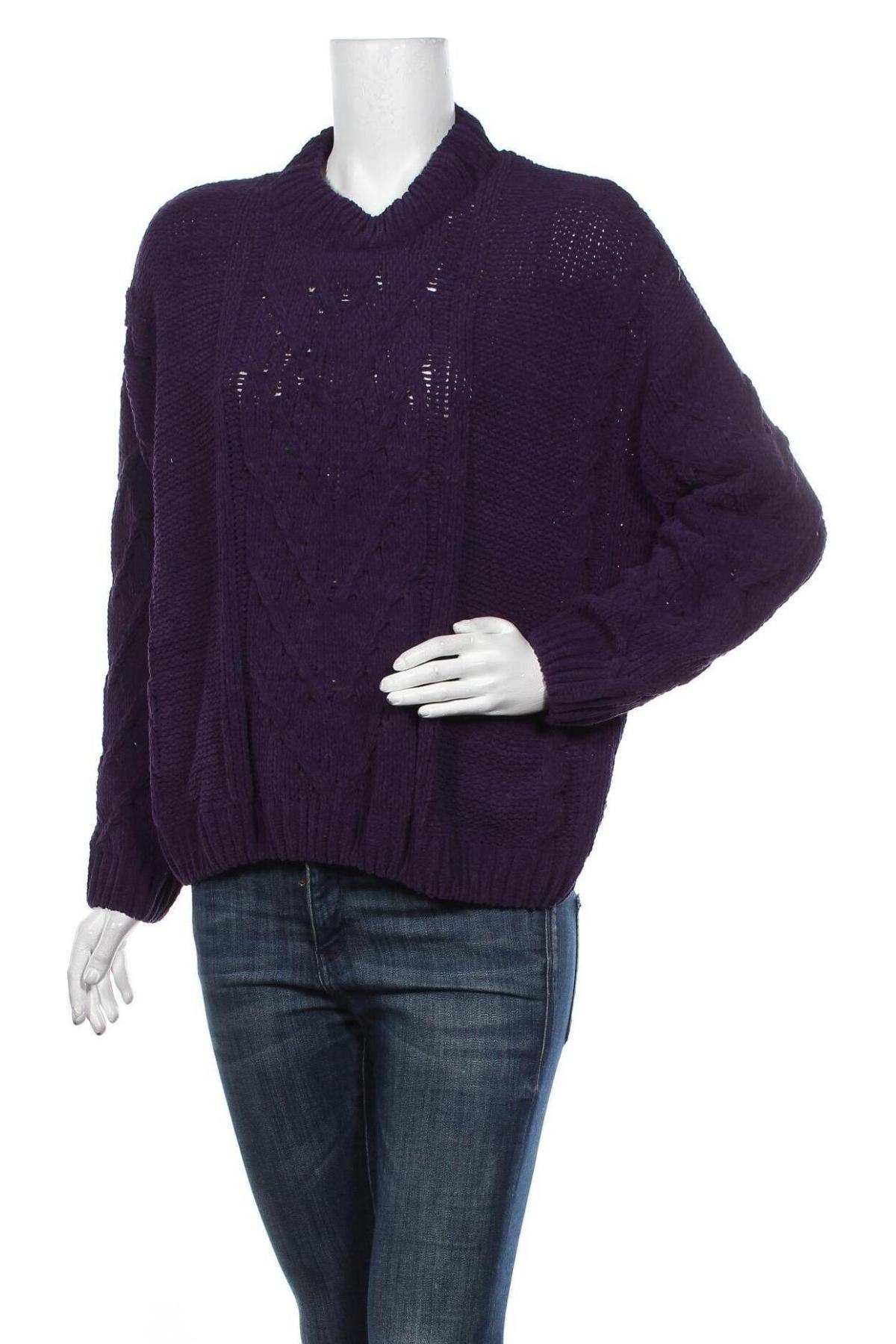 Γυναικείο πουλόβερ Etam, Μέγεθος M, Χρώμα Βιολετί, Πολυεστέρας, Τιμή 18,40 €