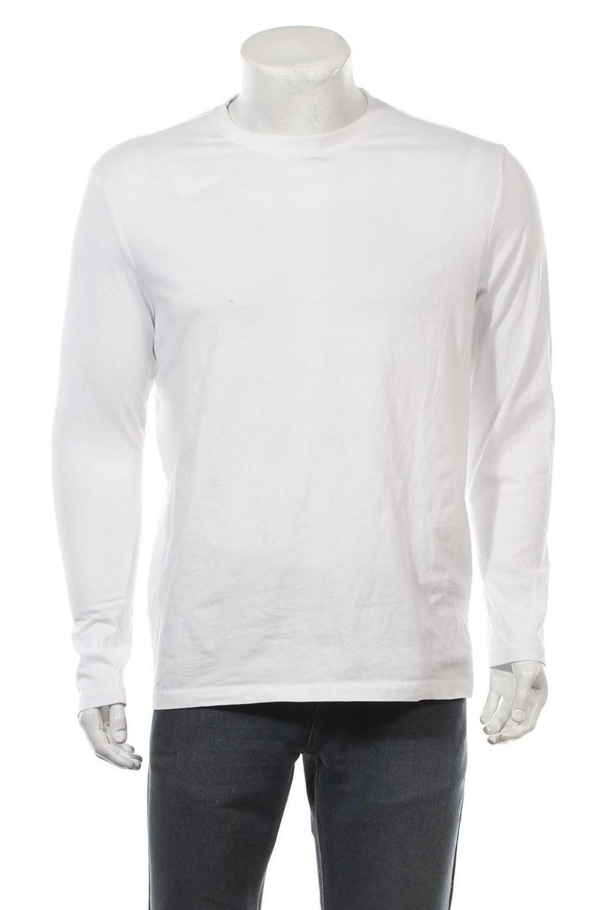Мъжка блуза Pier One, Размер XL, Цвят Бял, Памук, Цена 39,00 лв.