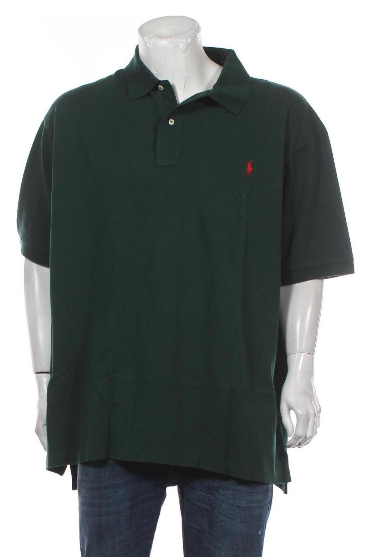 Ανδρικό t-shirt Polo By Ralph Lauren, Μέγεθος 4XL, Χρώμα Πράσινο, 100% βαμβάκι, Τιμή 46,01 €
