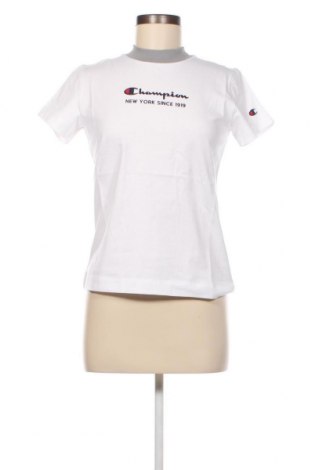Γυναικείο t-shirt Champion, Μέγεθος S, Χρώμα Λευκό, Τιμή 20,62 €