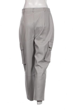Γυναικείο παντελόνι δερμάτινο Missguided, Μέγεθος M, Χρώμα Γκρί, Τιμή 8,79 €