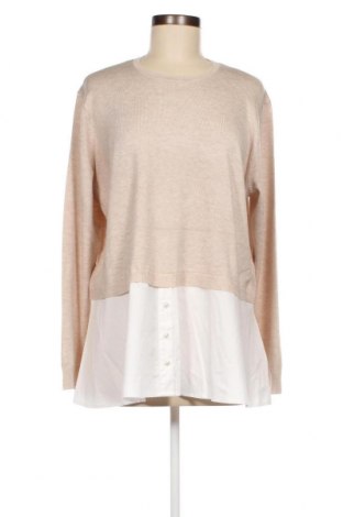 Γυναικείο πουλόβερ ONLY Carmakoma, Μέγεθος XL, Χρώμα  Μπέζ, Τιμή 7,80 €