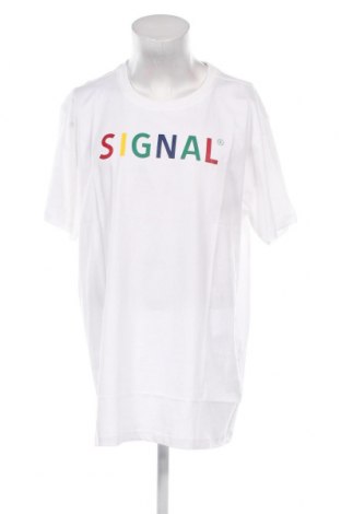 Мъжка тениска Signal, Размер XXL, Цвят Бял, Цена 13,57 лв.