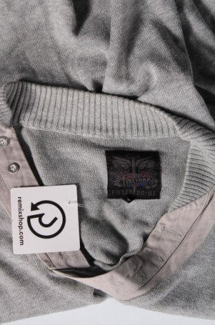 Ανδρικό πουλόβερ Firetrap, Μέγεθος M, Χρώμα Γκρί, Τιμή 21,03 €