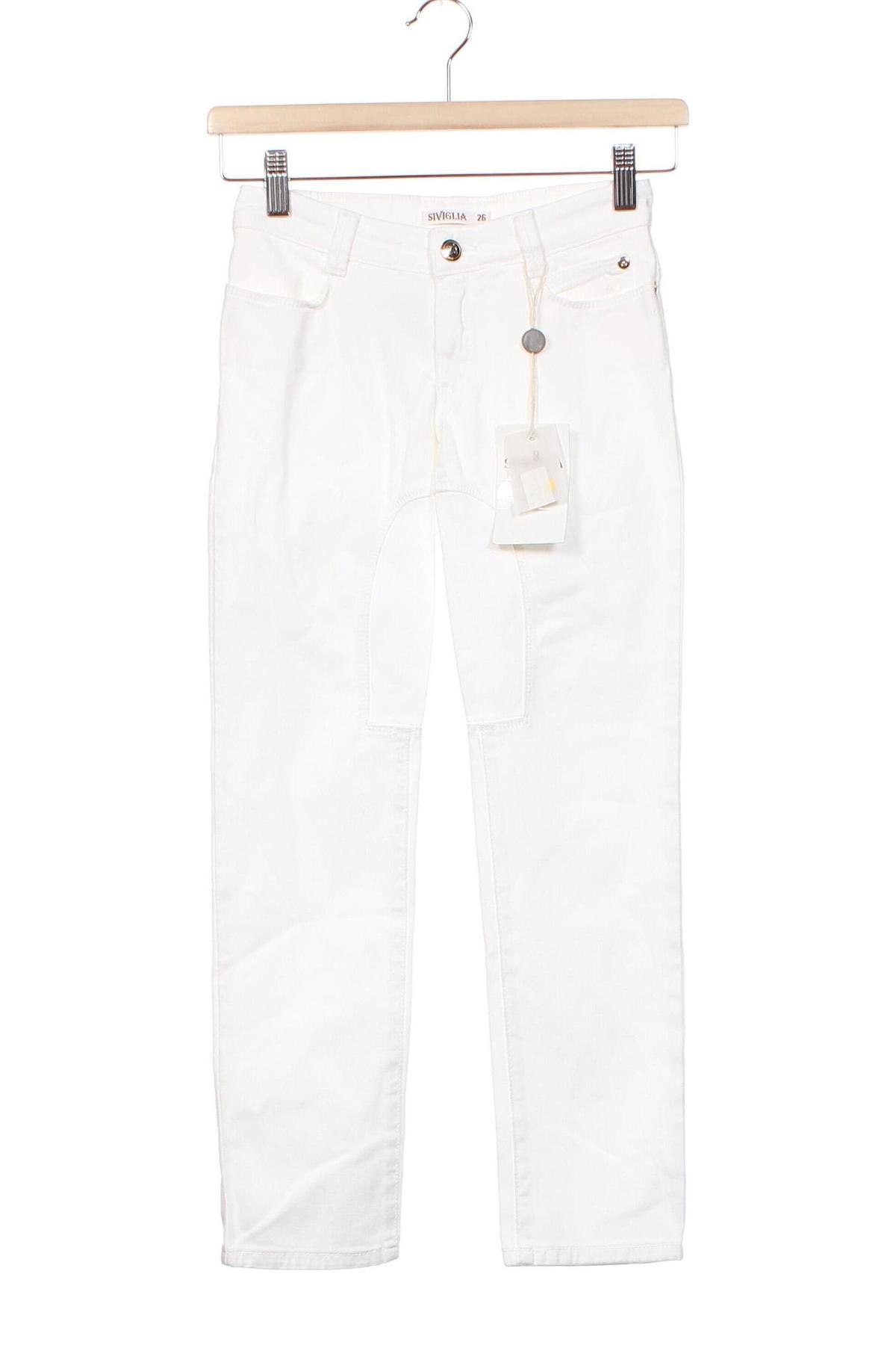 Γυναικείο παντελόνι Siviglia, Μέγεθος S, Χρώμα Λευκό, Τιμή 85,05 €