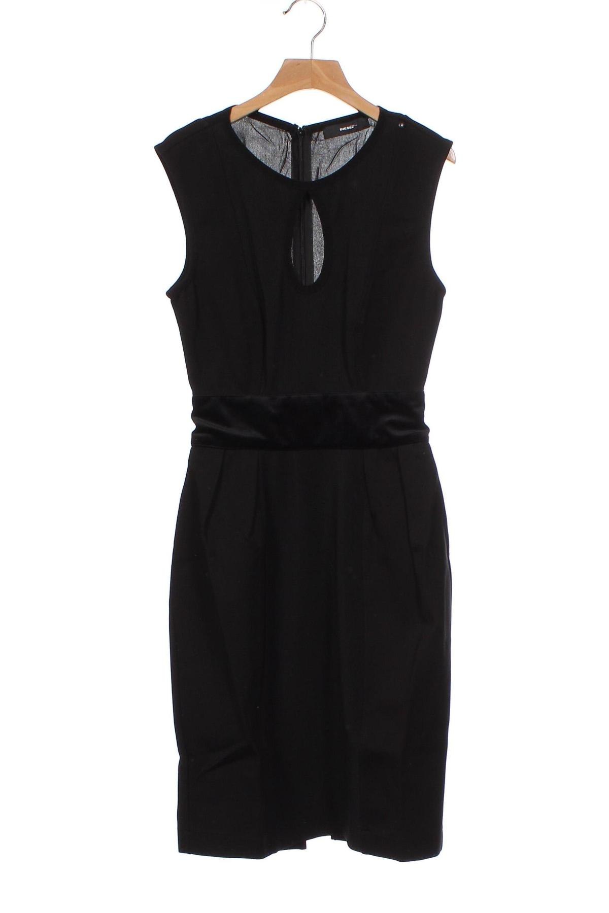 Kleid Diesel, Größe XXS, Farbe Schwarz, Preis 50,86 €