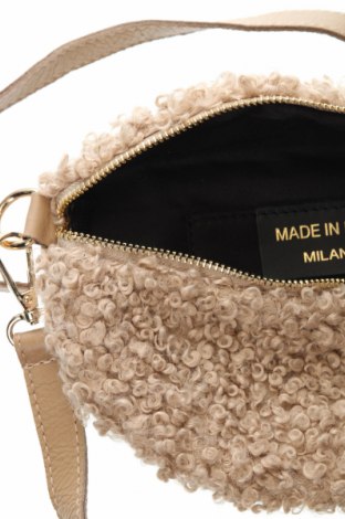 Τσάντα Made In Italy, Χρώμα  Μπέζ, Τιμή 34,80 €