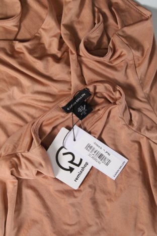 Дамска блуза - боди Karen Millen, Размер M, Цвят Бежов, Цена 69,42 лв.