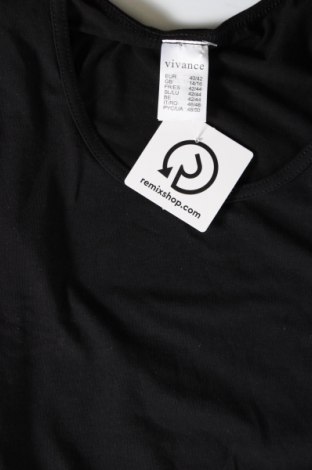 Γυναικεία μπλούζα-Κορμάκι Vivance, Μέγεθος M, Χρώμα Μαύρο, Τιμή 8,47 €