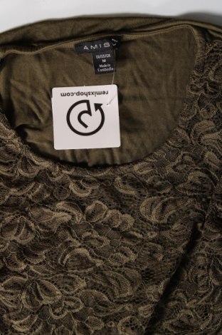 Дамска блуза Amisu, Размер M, Цвят Зелен, Цена 3,04 лв.
