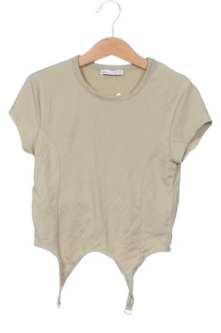 Γυναικεία μπλούζα Bershka, Μέγεθος XS, Χρώμα Πράσινο, Τιμή 9,72 €