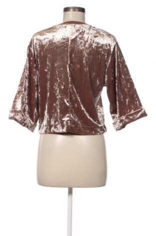 Γυναικεία μπλούζα Bershka, Μέγεθος S, Χρώμα Καφέ, Τιμή 1,76 €