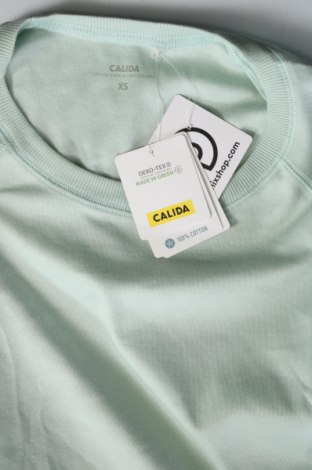 Damen Shirt Calida, Größe XS, Farbe Grün, Preis 14,20 €