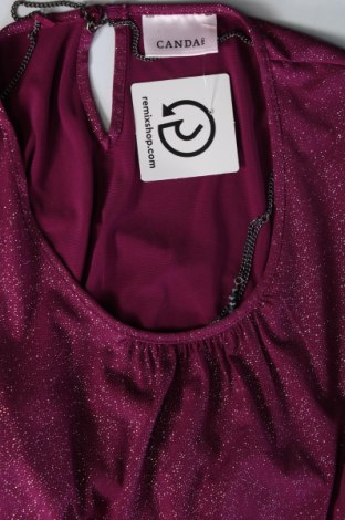 Γυναικεία μπλούζα Canda, Μέγεθος M, Χρώμα Βιολετί, Τιμή 1,76 €