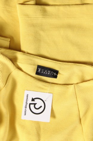 Γυναικεία μπλούζα Canda, Μέγεθος S, Χρώμα Κίτρινο, Τιμή 4,00 €