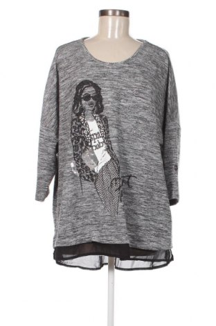 Γυναικεία μπλούζα Canda, Μέγεθος XL, Χρώμα Γκρί, Τιμή 5,17 €