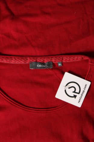 Γυναικεία μπλούζα Cecil, Μέγεθος XL, Χρώμα Κόκκινο, Τιμή 8,61 €