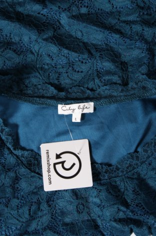 Γυναικεία μπλούζα City life, Μέγεθος L, Χρώμα Μπλέ, Τιμή 3,88 €