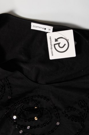 Γυναικεία μπλούζα Comma,, Μέγεθος S, Χρώμα Μαύρο, Τιμή 3,36 €