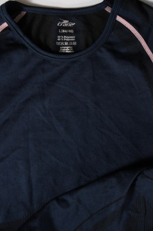 Γυναικεία μπλούζα Crane, Μέγεθος L, Χρώμα Μπλέ, Τιμή 3,98 €
