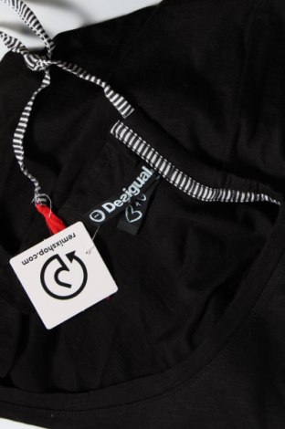 Γυναικεία μπλούζα Desigual, Μέγεθος L, Χρώμα Μαύρο, Τιμή 21,03 €