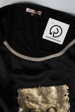 Γυναικεία μπλούζα Esqualo, Μέγεθος S, Χρώμα Μαύρο, Τιμή 4,01 €