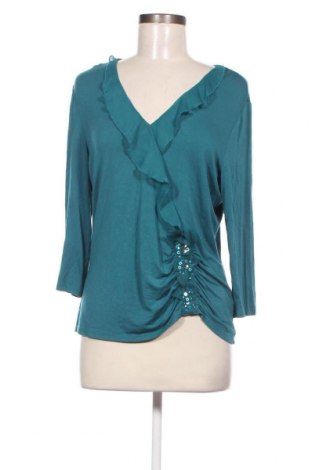 Γυναικεία μπλούζα G.W., Μέγεθος L, Χρώμα Πράσινο, Τιμή 10,09 €