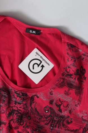 Γυναικεία μπλούζα G.W., Μέγεθος M, Χρώμα Ρόζ , Τιμή 10,09 €