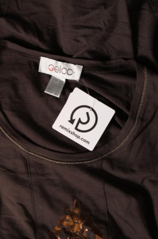 Γυναικεία μπλούζα Gelco, Μέγεθος XXL, Χρώμα Καφέ, Τιμή 9,40 €