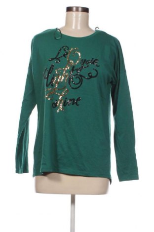 Дамска блуза Gina, Размер M, Цвят Зелен, Цена 7,60 лв.