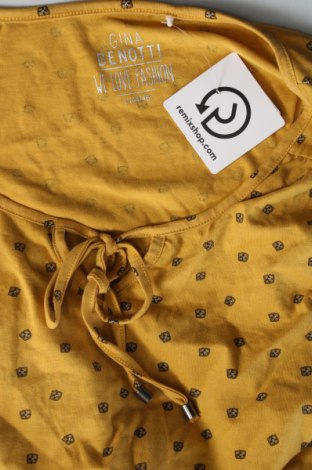 Дамска блуза Gina Benotti, Размер L, Цвят Жълт, Цена 5,51 лв.