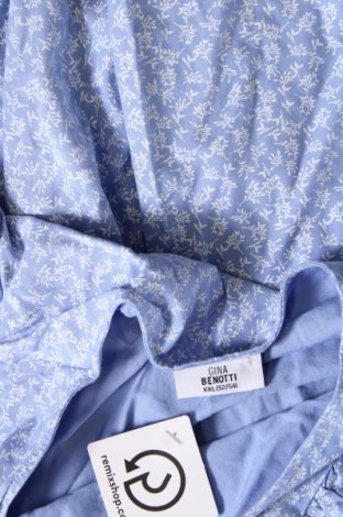 Дамска блуза Gina Tricot, Размер 3XL, Цвят Син, Цена 15,00 лв.