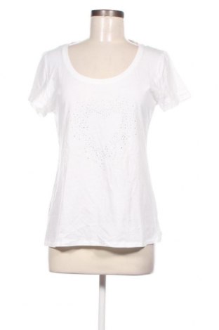 Damen T-Shirt Globus, Größe L, Farbe Weiß, Preis 16,70 €