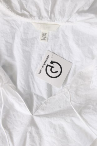 Дамска блуза H&M, Размер 3XL, Цвят Бял, Цена 19,00 лв.