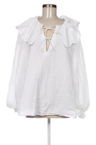 Дамска блуза H&M, Размер 3XL, Цвят Бял, Цена 19,00 лв.