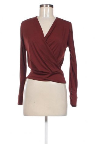 Дамска блуза H&M, Размер XS, Цвят Кафяв, Цена 3,04 лв.
