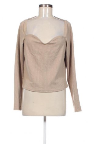 Дамска блуза H&M, Размер XL, Цвят Бежов, Цена 3,99 лв.