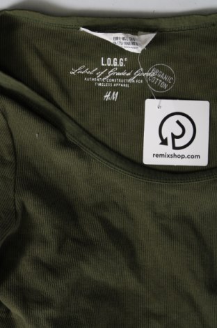Damen Shirt H&M L.O.G.G., Größe L, Farbe Grün, Preis 16,92 €