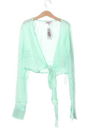 Дамска блуза Jennyfer, Размер XS, Цвят Зелен, Цена 6,51 лв.