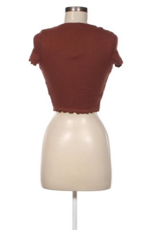 Γυναικεία μπλούζα Jennyfer, Μέγεθος XXS, Χρώμα Καφέ, Τιμή 4,47 €