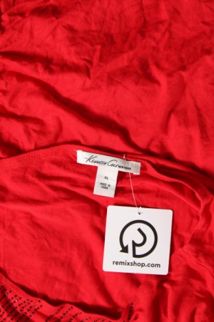 Γυναικεία μπλούζα Kenneth Cole, Μέγεθος XL, Χρώμα Κόκκινο, Τιμή 7,13 €