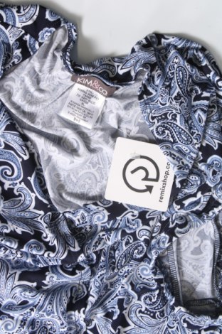 Γυναικεία μπλούζα Kim & Co., Μέγεθος XL, Χρώμα Μπλέ, Τιμή 8,61 €