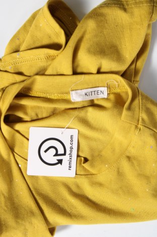 Дамска блуза Kitten, Размер S, Цвят Жълт, Цена 28,00 лв.